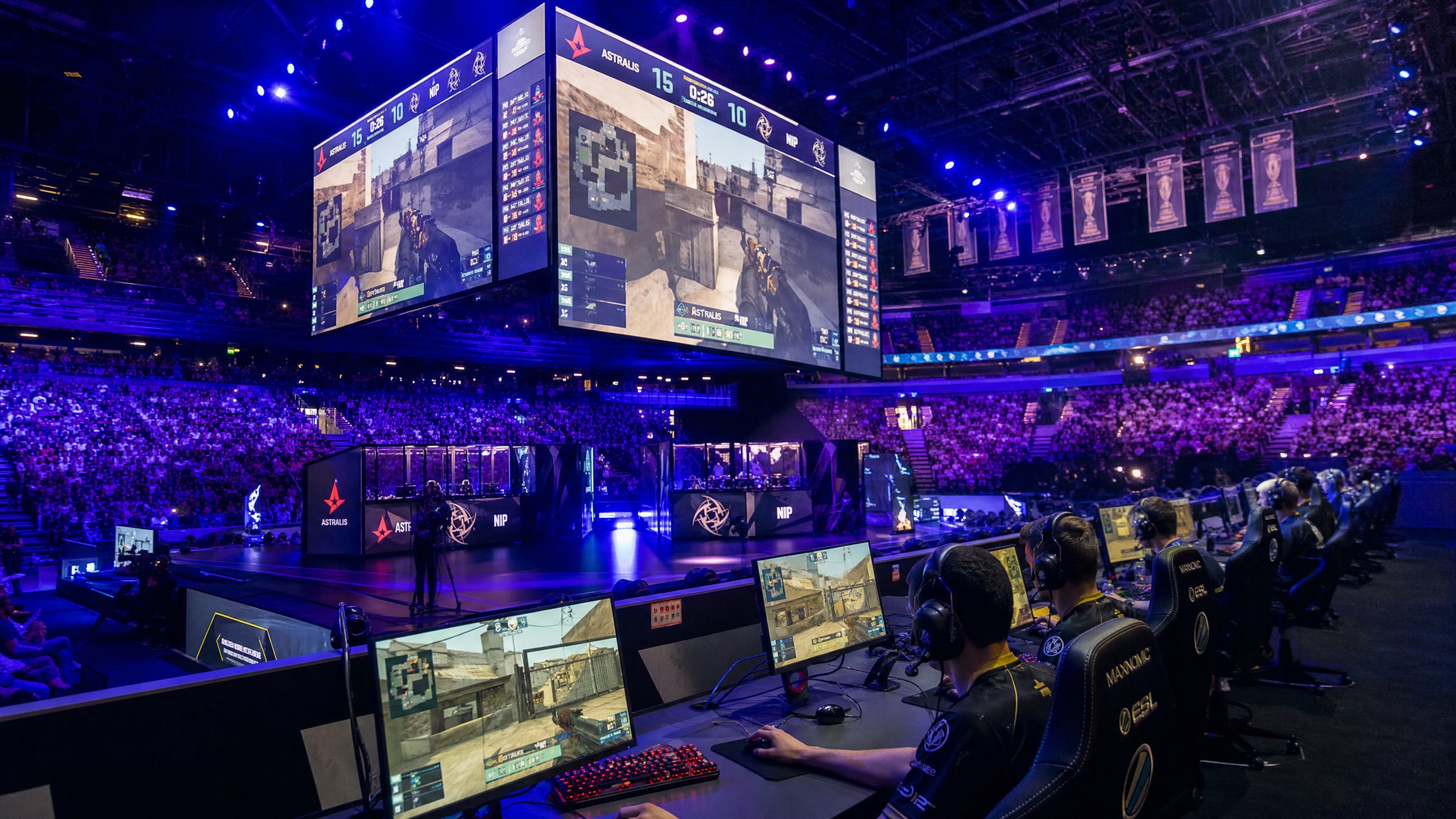 TurboRaid esports team at a live event